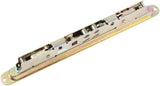 12.5" Dual Point Double Hook Sliding Glass Door Mortise Lock with 3/8" Recessed Plate - Fix and Repair Door Hardware