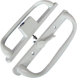 10" Sliding Patio Handle Set w/ Keys, 3 15/16" Hole Spacing, Fits 1-1/4" to 2-1/4" Door Thickness