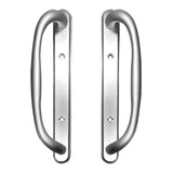 10" Sliding Door Dummy Handle Set, 3-15/16" Hole Spacing, Fits 1-1/4" to 2-1/4" Door Thickness, No Latch