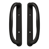 10" Sliding Door Dummy Handle Set, 3-15/16" Hole Spacing, Fits 1-1/4" to 2-1/4" Door Thickness, No Latch