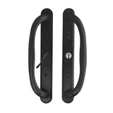 10" Sliding Patio Handle Set w/ Keys, 3 15/16" Hole Spacing, Fits 1-1/4" to 2-1/4" Door Thickness