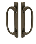 Legacy Sliding Door Dummy Handle Set, Mortise Type, Fits 3-15/16" Screw Holes, No Latch | Sash Controls 2265 (DH-211-DUMMY)