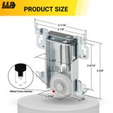 (DR-11827) Steel-Framed Mirror Closet Doors Bottom Roller Assembly