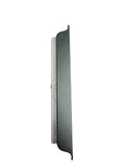Black Two-Point Adjustable Striker Wide Keeper for Sliding Glass Patio Door Two Point Mortise Lock