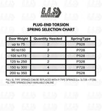 (P928) 28 in. Plug-End Extension Springs (0.148 in. No. 9 Wire) (Pair)